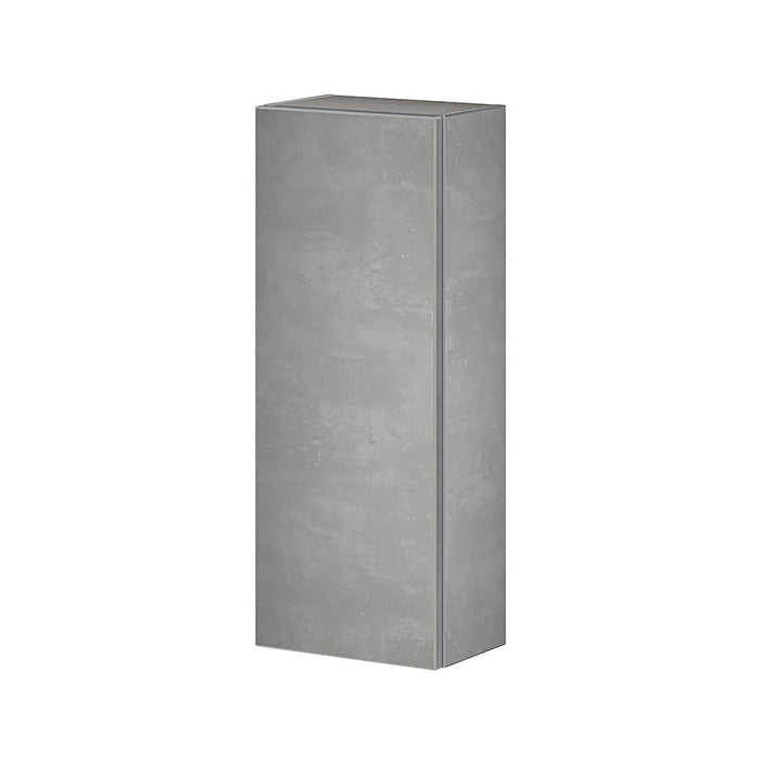 Colonna bagno sospeso H. 75 cm Master grigio cemento con anta reversibile