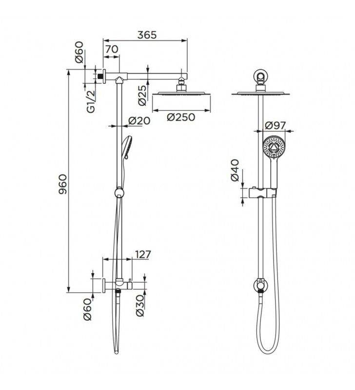 Rubinetto per esterno vasca con bocca a cascata, design quadro e minimale. serie cube waterfall cod 77792