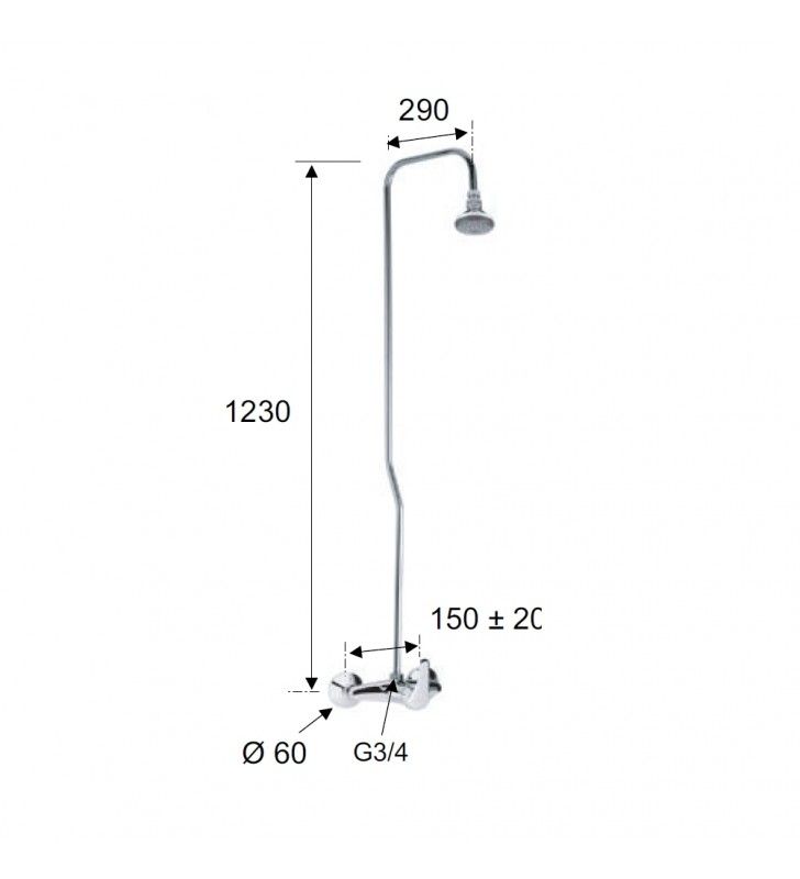 Rubinetto lavello con bocca girevole - serie 35 cod 76567