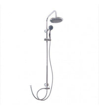 Colonna doccia serie airone cromata con soffione 20 cm in abs e doccetta 5 funzioni cod 77791