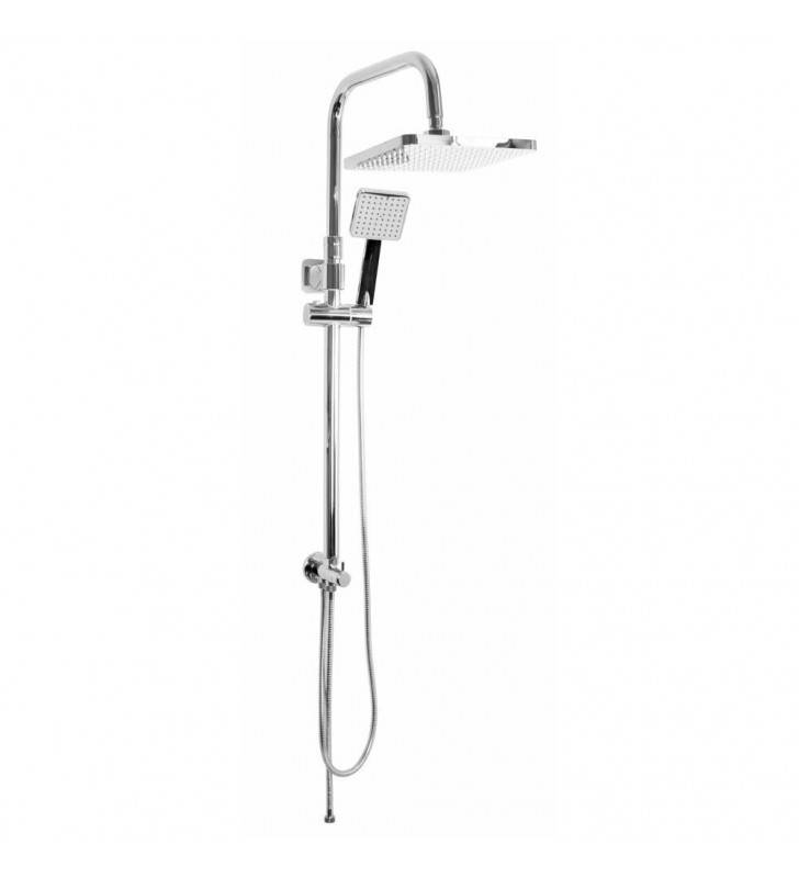 Colonna doccia serie oasi design quadro e risparmio acqua integrato cod 77786