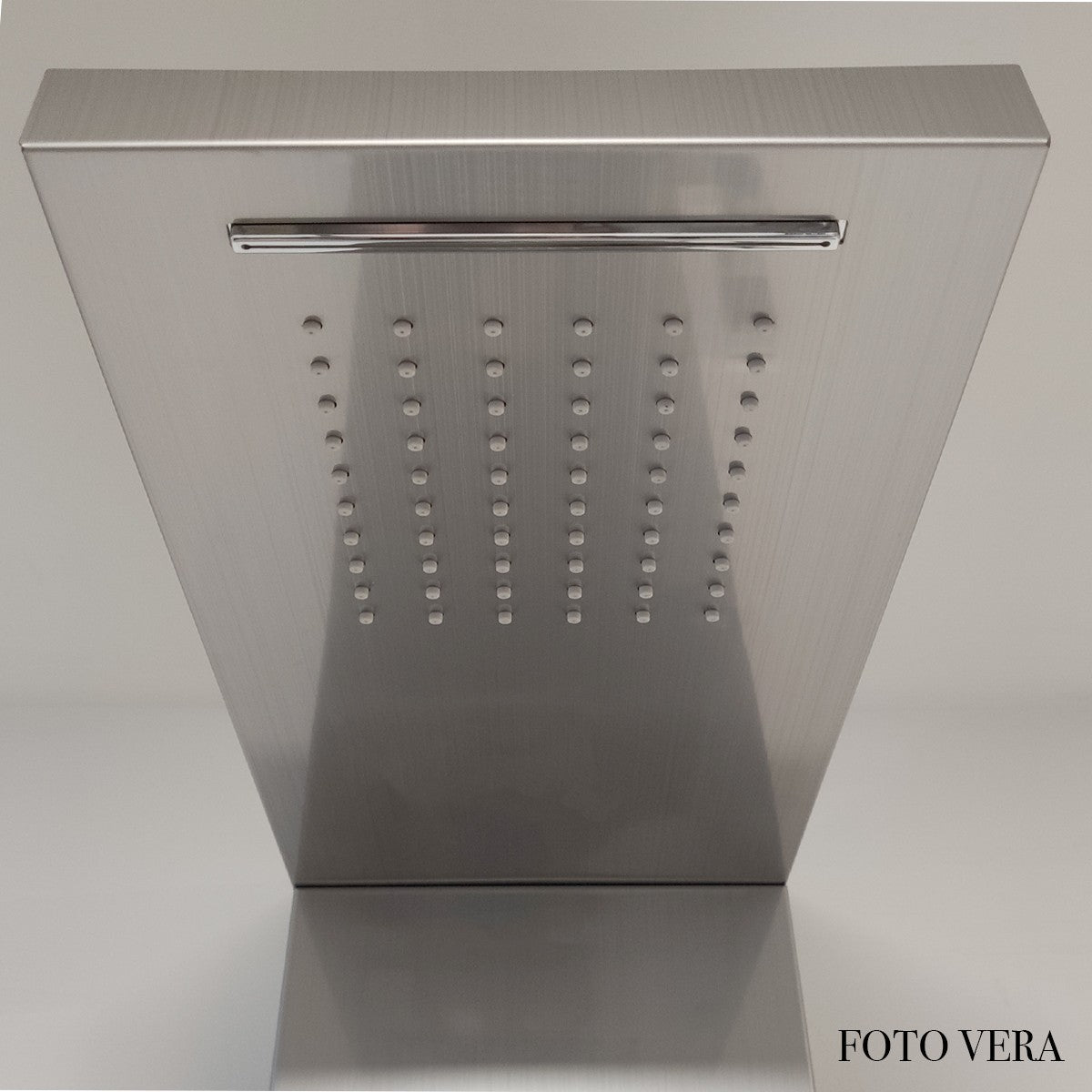 Colonna idromassaggio inox spazzolato termostatica | diamante