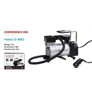 Compressore Ad Aria Portatile Serbatoio 35l/min Alimentazione 12v 15a Maxtech Co-ar02         