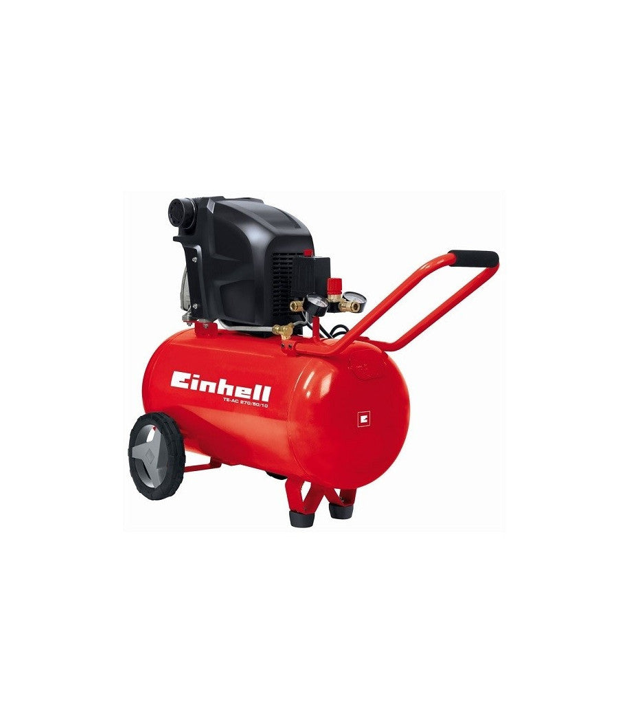 Compressore Aria 50 Lt Einhell Te-ac 270/50/10 Expert Motore 2.5 Hp 270 Lt/min.         