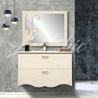 Mobile bagno moderno luxury con colonna - 90 cm