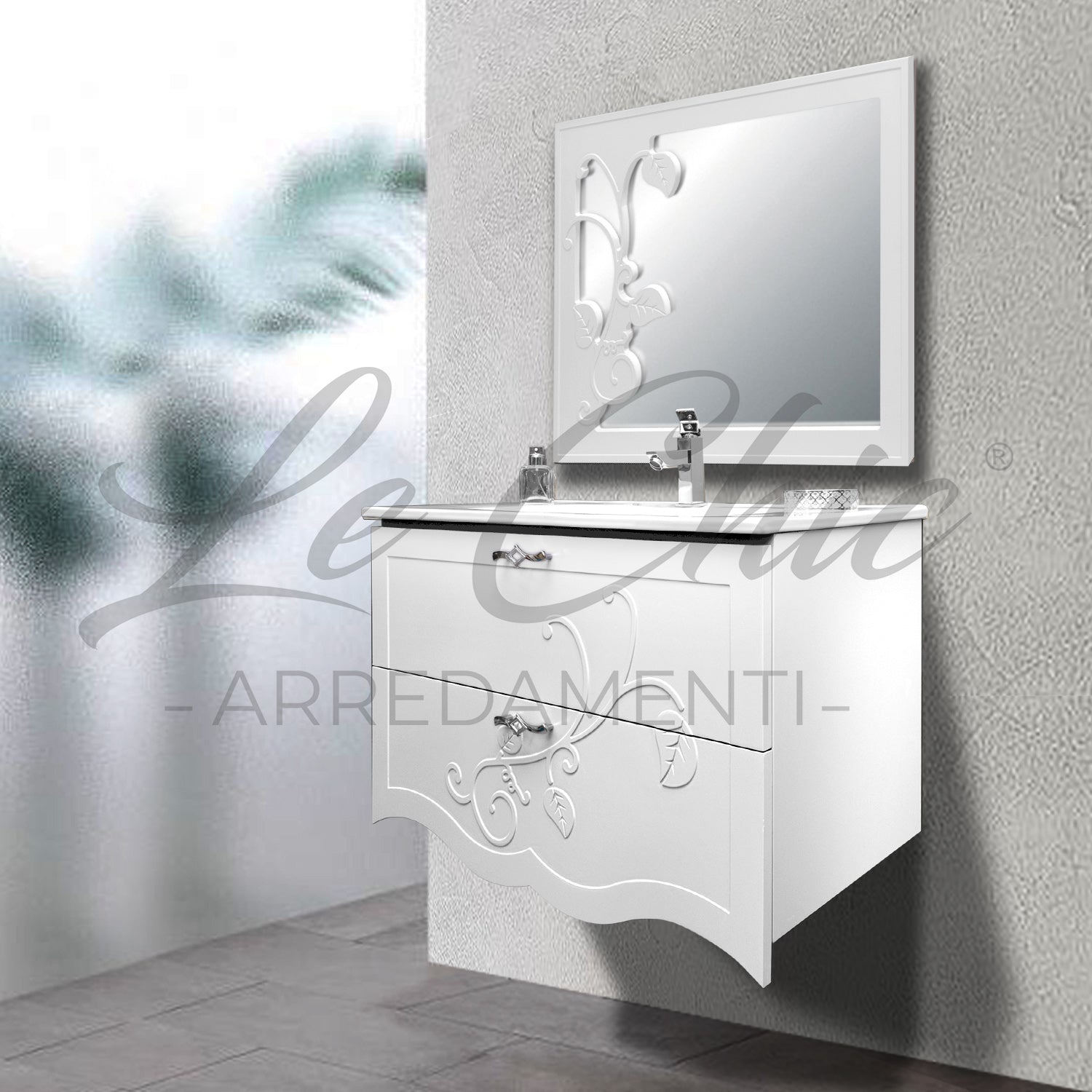 Mobile bagno moderno classico - 100X46