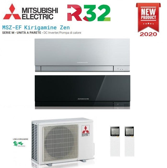 Condizionatore Climatizzatore Mitsubishi Electric dual split inverter Kirigamine Zen R-32 Wi-Fi 9000+9000 con MXZ-2F42VF - Mitsubishi Electric