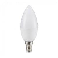 Confezione 10 lampadine gea led gla236 e14 7w led 600lm 160° 6500°k luce freddissima plastica bianca