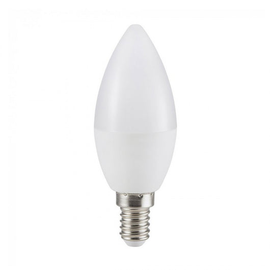 Confezione 10 lampadine gea led gla236 e14 7w led 600lm 160° 6500°k luce freddissima plastica bianca