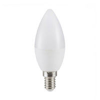 Confezione 10 lampadine gea led gla236 e14 7w led 600lm 160° 6500°k luce freddissima plastica bianca