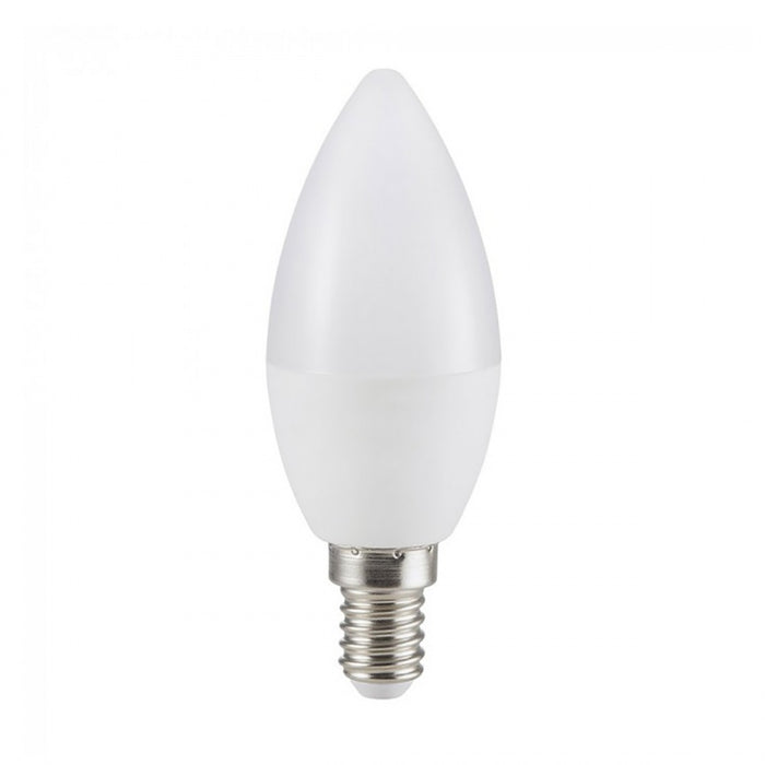 Confezione 10 lampadine gea led gla236n e14 7w led 580lm 160° 4000°k luce naturale plastica bianca interno