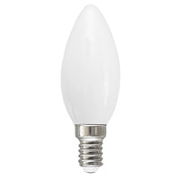 Confezione 10 lampadine gea led gla270 b e14 6w led 360° 3000°k vetro bianco luce calda