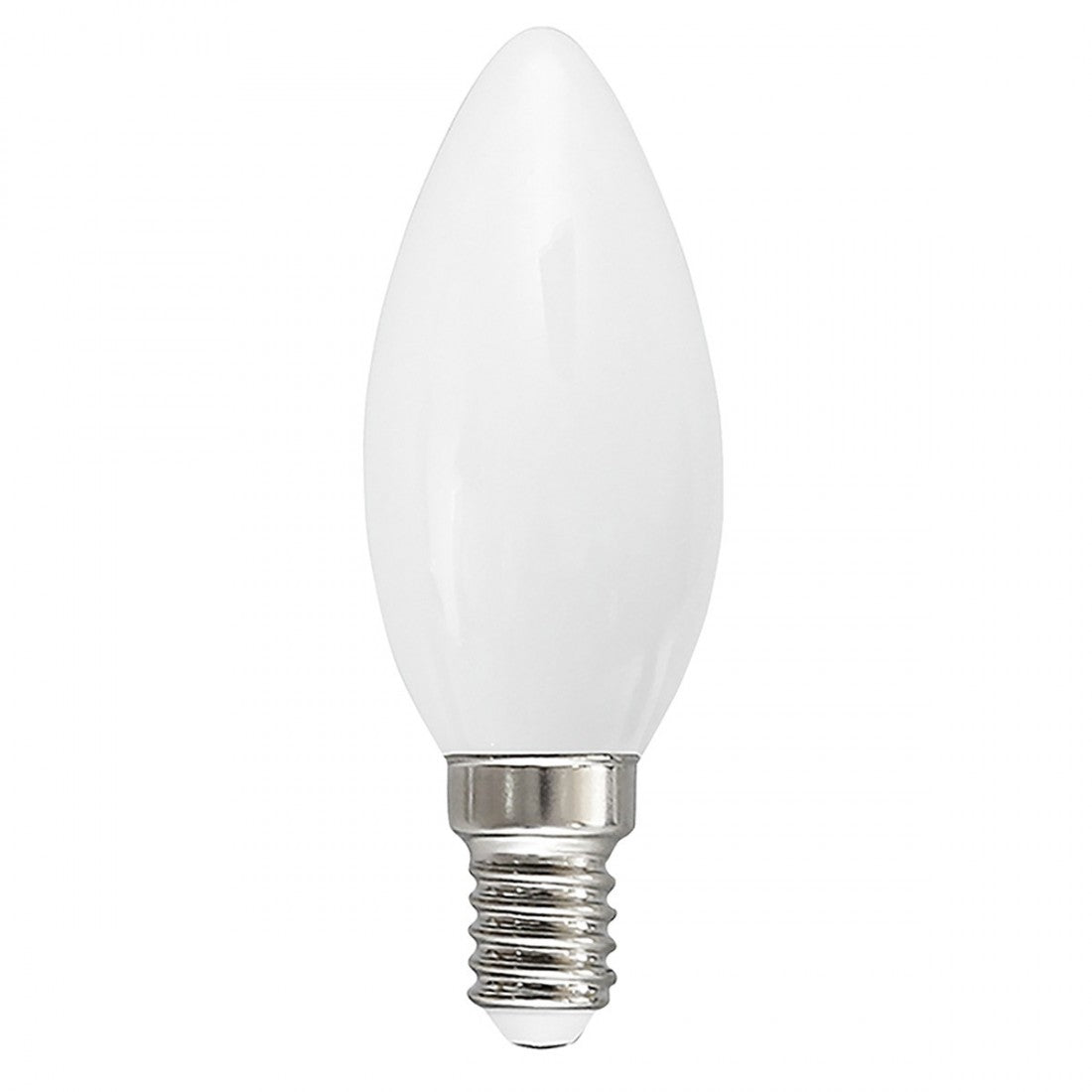 Confezione 10 lampadine gea led gla270 b e14 6w led 360° 3000°k vetro bianco luce calda