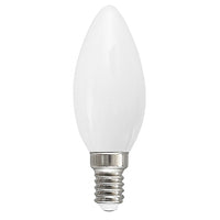 Confezione 10 lampadine gea led gla270 b e14 6w led 360° 3000°k vetro bianco luce calda