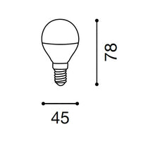 Confezione lampadina gea led gla239 7w led e14 6500°k 160° 526lm luce freddissima goccia sfera plastica opale interno