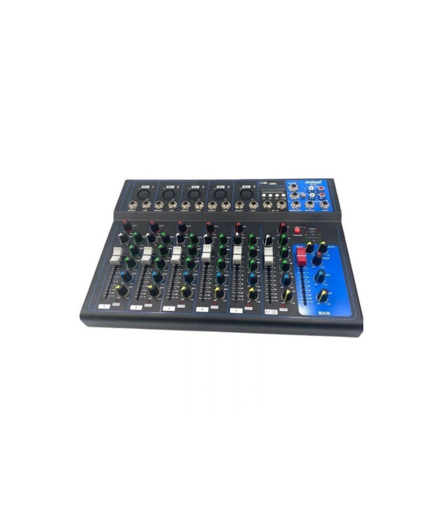 Console Missaggio Mixer Professionale 7 Channel Mixing Serie Usb Bluetooth Q-7l         