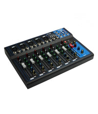 Console Missaggio Mixer Professionale 7 Channel Mixing Serie Usb Bluetooth Q-7l         