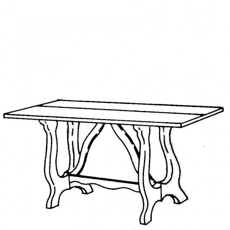 Tavolo consolle in legno apribile misura l.160 p.40 h.81(aperto 160x80)