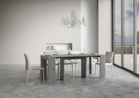 Consolle Allungabile 90-302x42x77 cm in Nobilitato Grigio