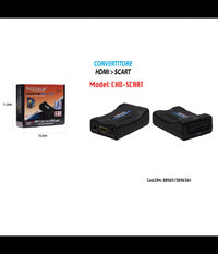 Convertitore Adattatore Da Hdmi A Scart Da Digitale In Analogico Maxtech Chd-scart         