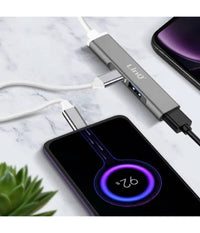 Convertitore Otg Connettore Lightning A Lightning + 2xusb 3in1 Hub Iphone Ip7942         