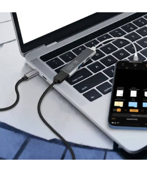 Convertitore Otg Connettore Lightning A Lightning + 2xusb 3in1 Hub Iphone Ip7942         