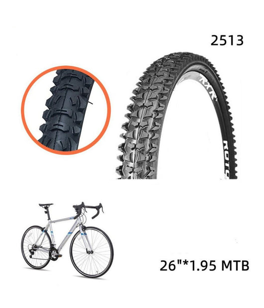 Copertone Copertura Ruota Pneumatico Per Gomme Mtb Bicicletta Bici 26"x1.95 2513         