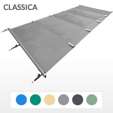 Copertura barre 4 stagioni CLASSICA 580gmq-piscina RETTANGOLARE 11x5m