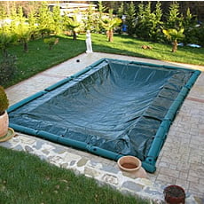 Copertura invernale con tubolari RETTANGOLARE 10x4m - 210gmq