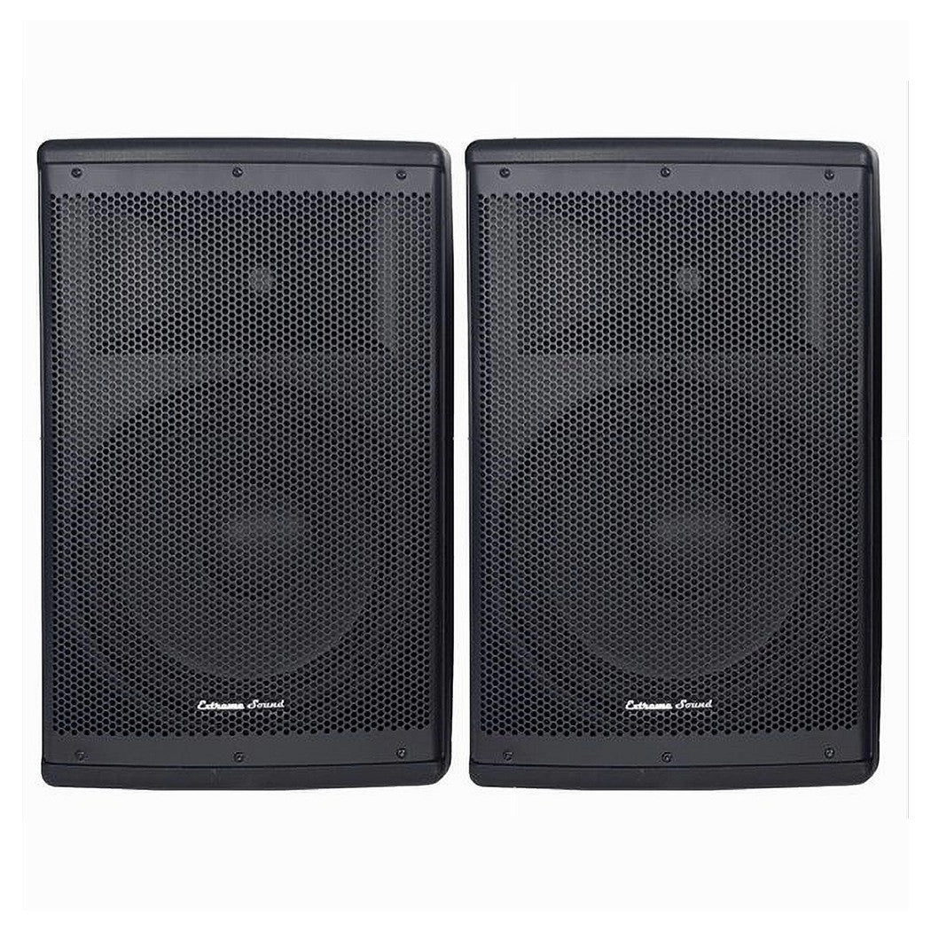 Coppia Casse Audio Acustiche 3600 W Extreme Sound Woofer 12" Bluetooth Usb Djn-12         