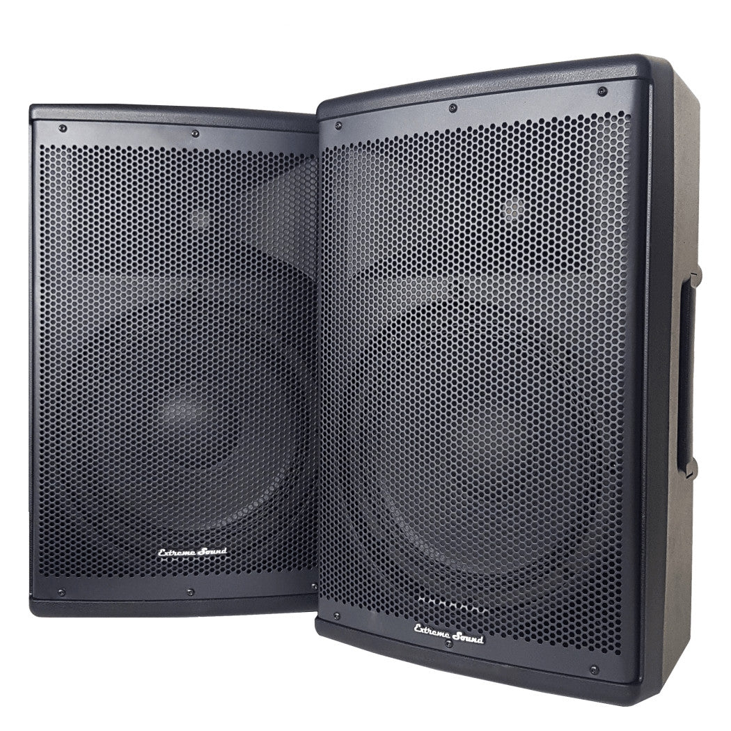 Coppia Casse Audio Acustiche 3600 W Extreme Sound Woofer 12" Bluetooth Usb Djn-12         