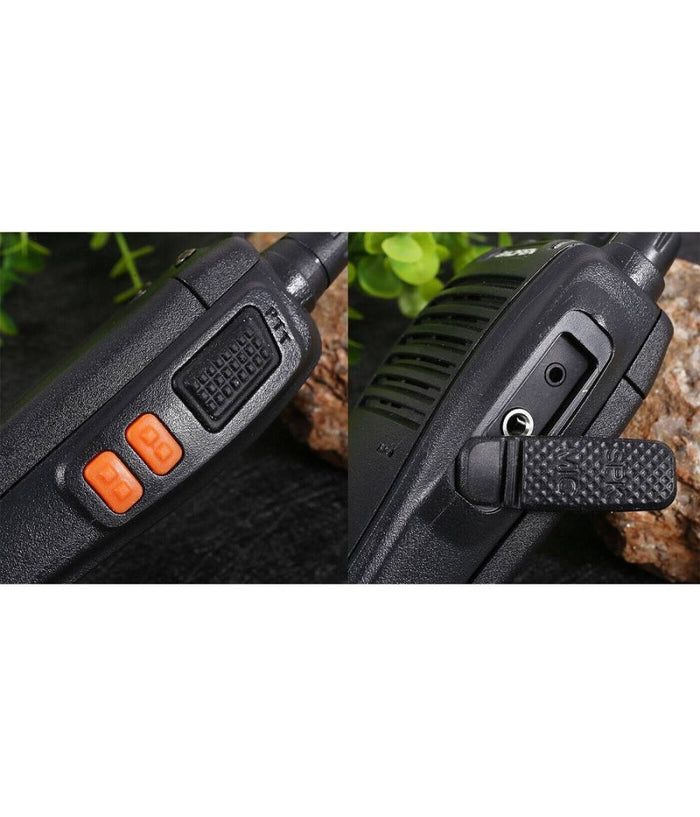 Coppia Ricetrasmittente Walkie Talkie Portatile 16 Canali 3.7 V 400 - 470 Mhz         