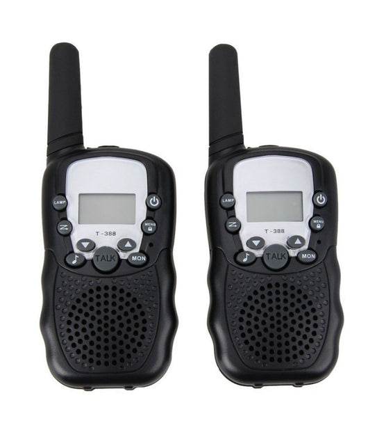 Coppia Ricetrasmittenti Walkie Talkie 2 Multi Canali Wireless 5 Km Torcia T-388         