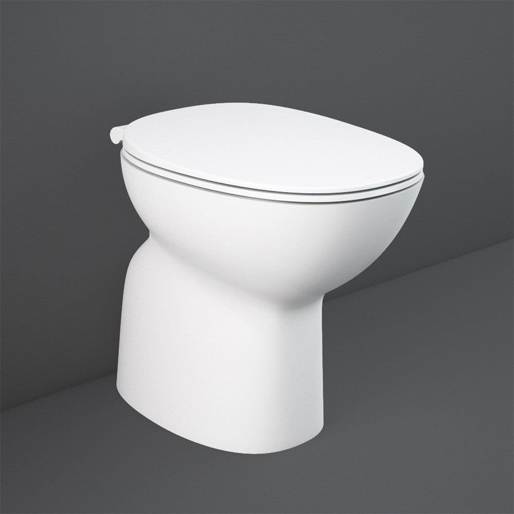 Coppia Sanitari tradizionali serie Morning con WC rimless, bidet e copriwc