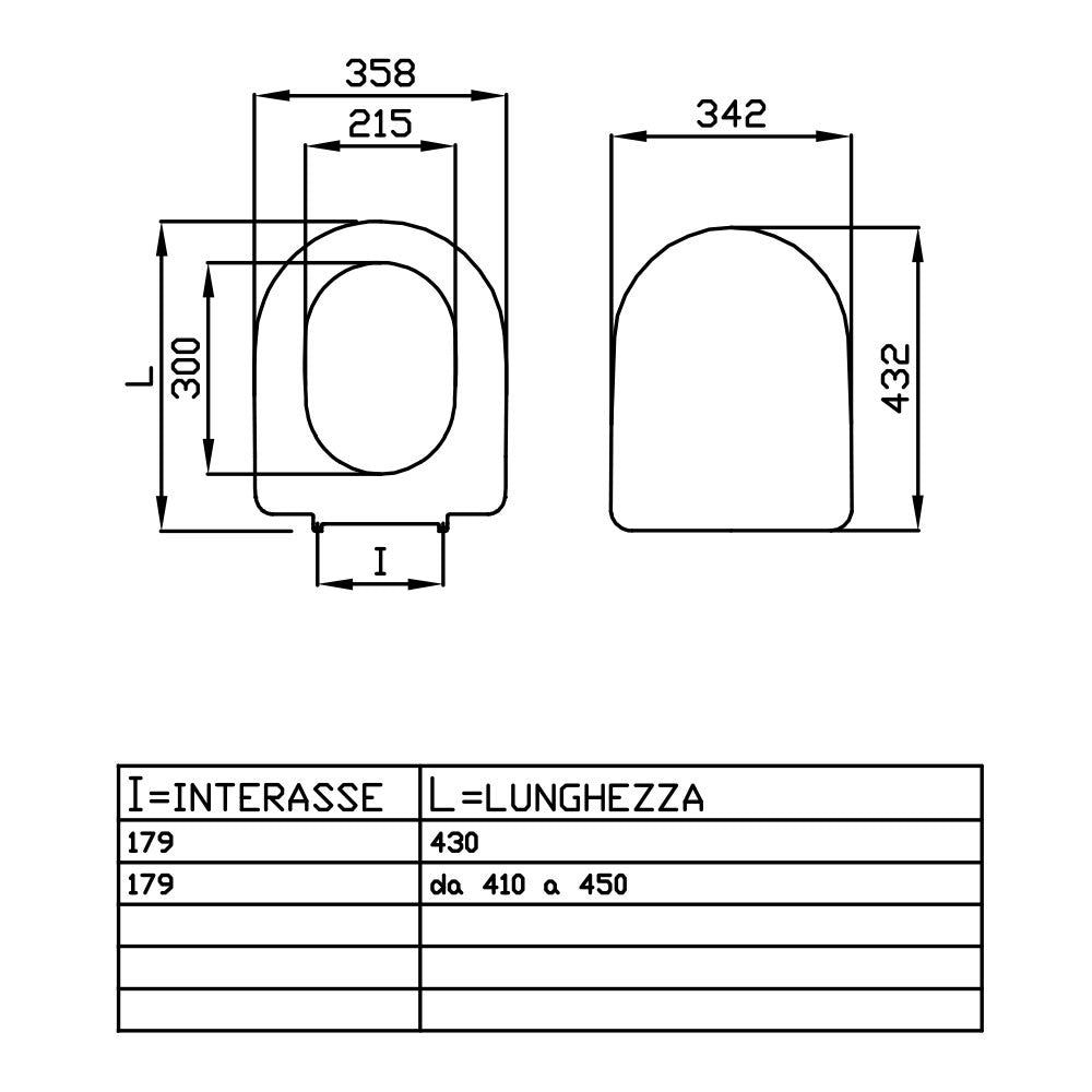 Sedile Copri WC Compatibile Serie Neve Catalano In Termoindurente Bianco