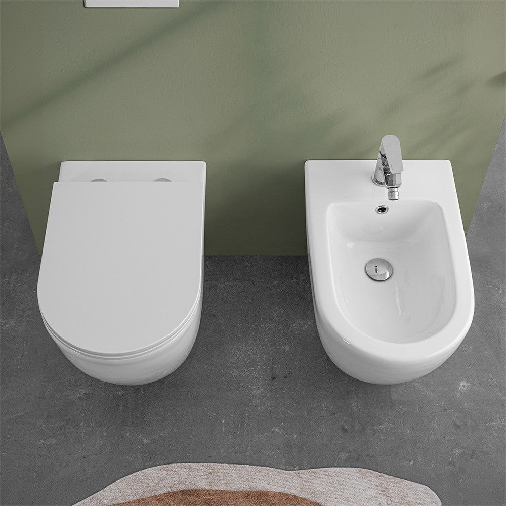 Copriwater originale per wc Flan chiusura soft-close e sgancio rapido