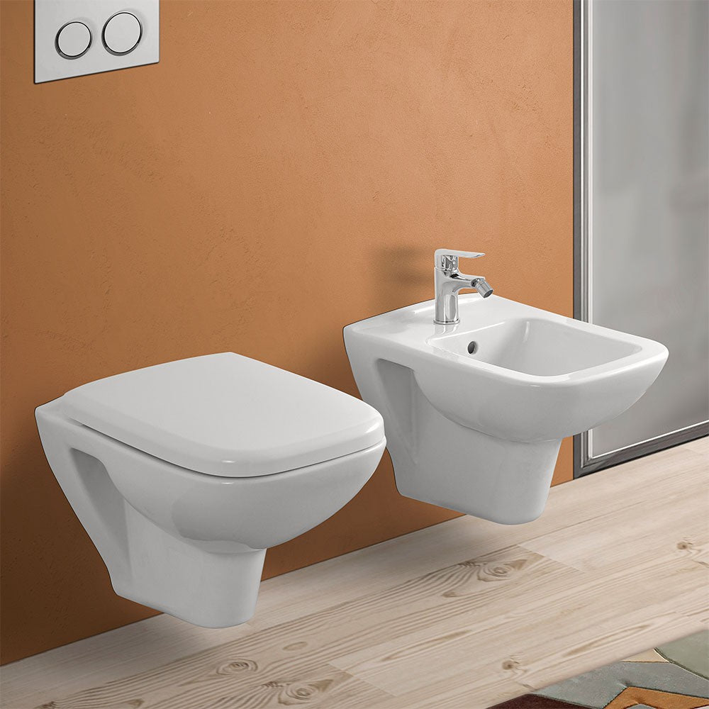 Copriwater originale serie Venti softclose in termoindurente bianco