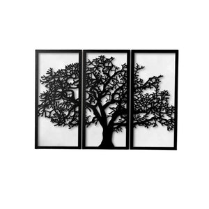 Cornice decorativa 125x88 cm  albero della vita nero