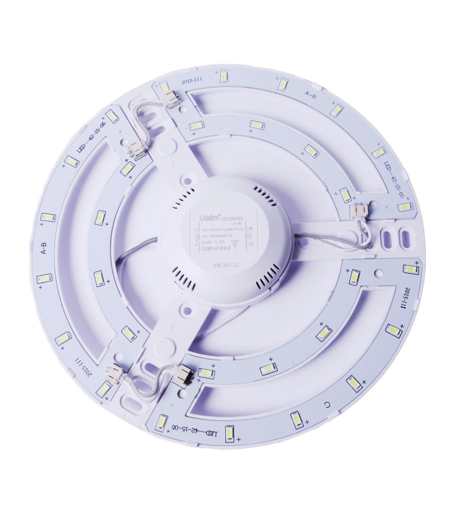 Corona Led Smd 5630 Wisdom Da 15w  Luce Bianco Freddo E Caldo Con Driver         