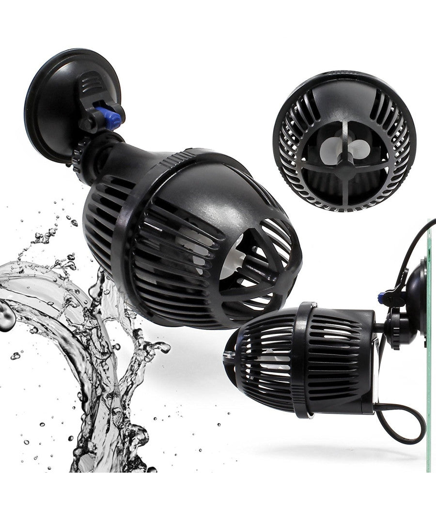 Crea Onde Pompa Di Movimento 3 W 2500 L/h Acquario Marino Barriera Reef Jvp-100         