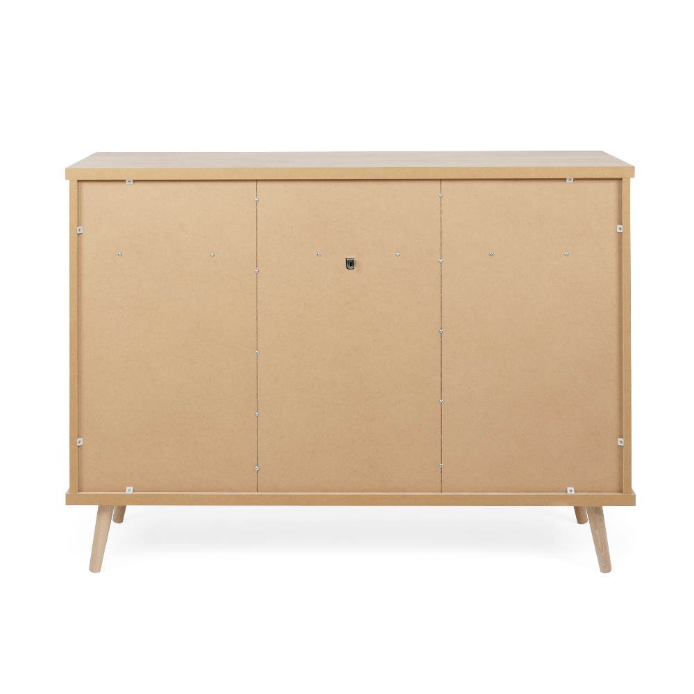 Credenza Epik 51 con 3 ante 120x40x88,3 colore rovere antracite grigio