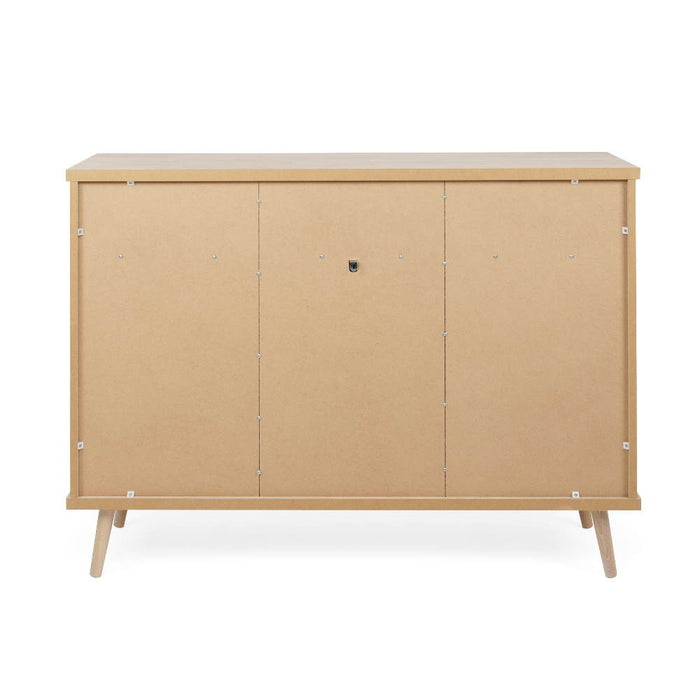 Credenza Epik 51 con 3 ante 120x40x88,3 colore rovere antracite grigio