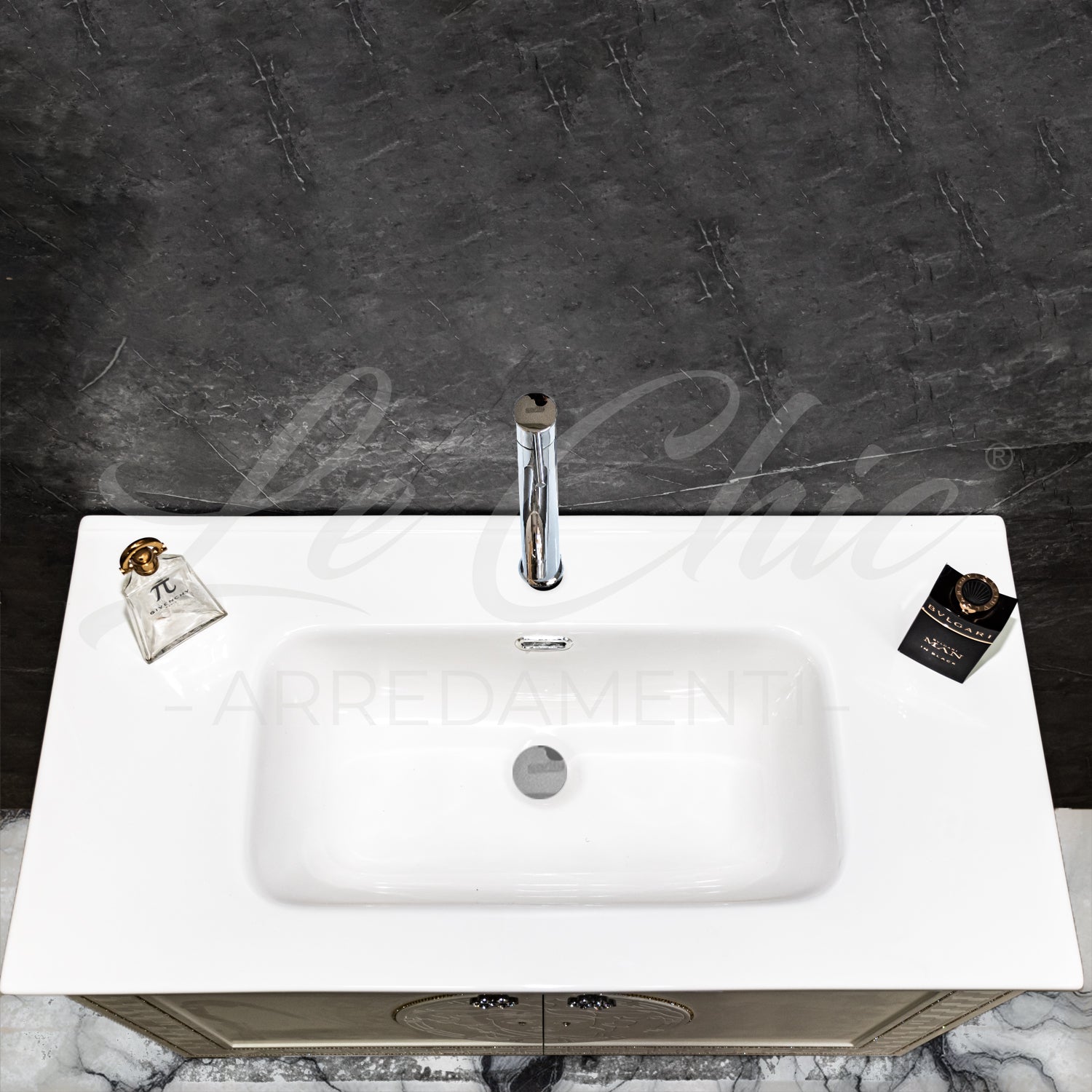 Mobile bagno moderno sospeso cronos - 90 cm