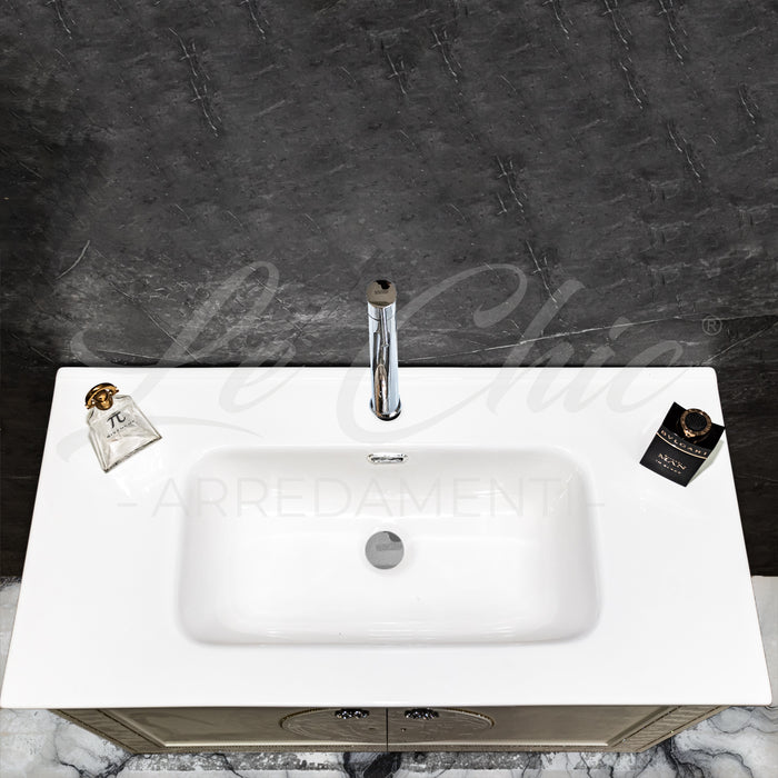 Mobile bagno moderno sospeso cronos - 90 cm