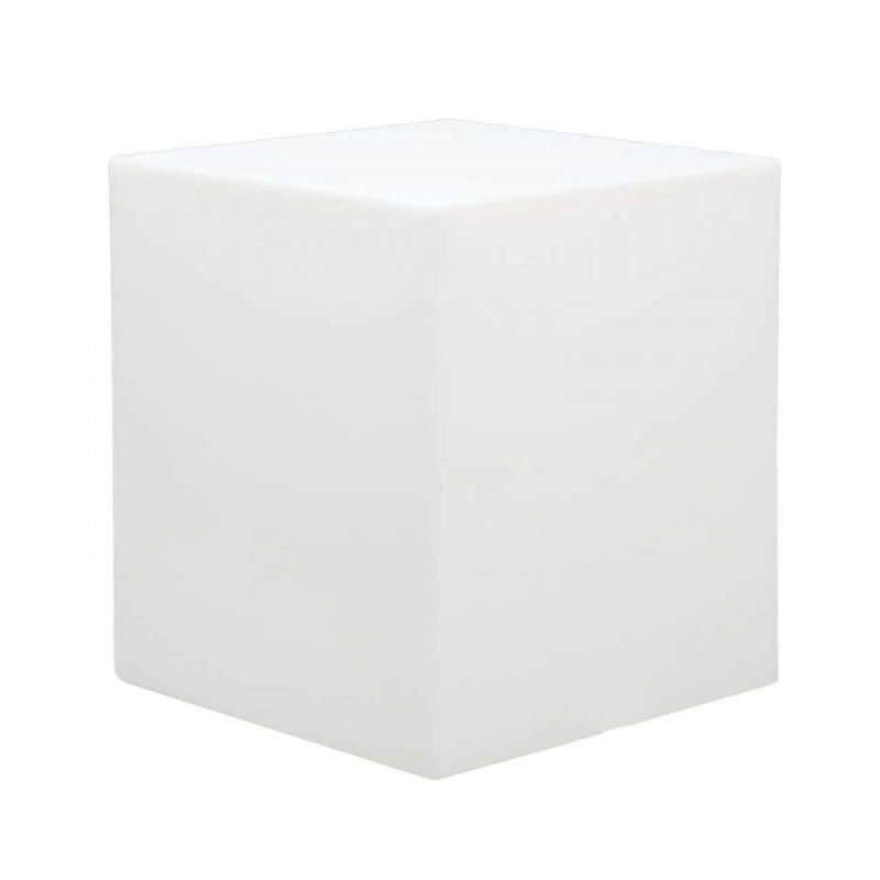 CUBO 40 X 40 X 40 LUMINOSO INDUS CON LED MULTICOLOR E BATTERIA SOLARE