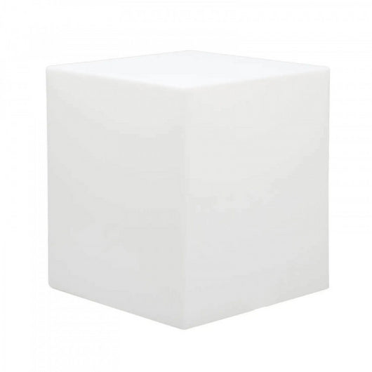 CUBO 40 X 40 X 40 LUMINOSO INDUS CON LED MULTICOLOR E BATTERIA SOLARE