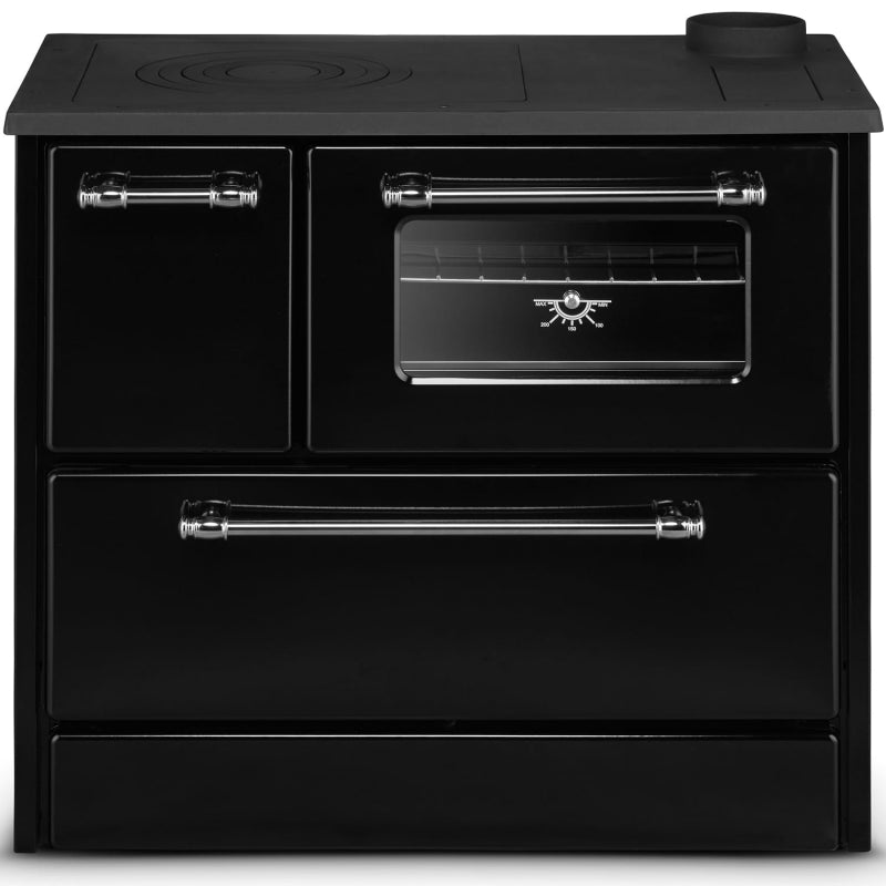 Cucina A Legna Stufa 9 Kw Nera Beatrice L87xP51xH79 Ecodesign