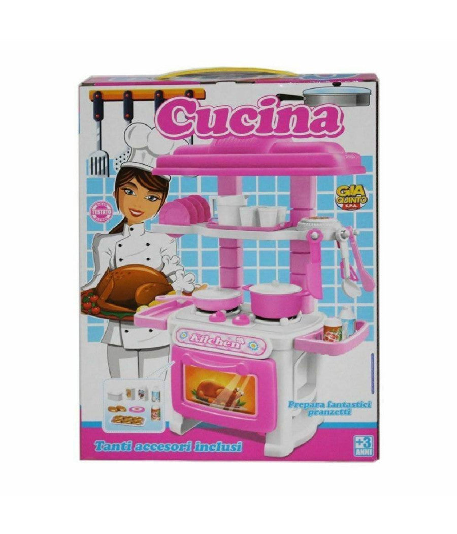 Cucina Set Accessori Stoviglie Prepara Alimenti Giocattolo Gioco Bambini         