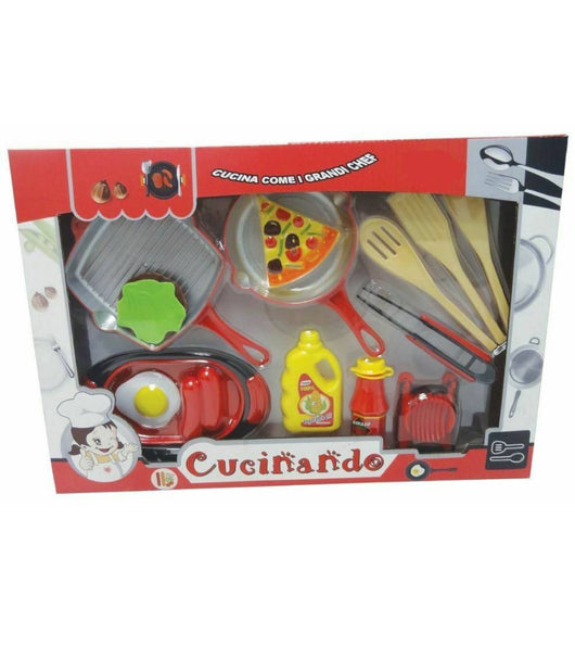 Cucinando Cucina Come I Grandi Chef Accessori Vari Giocattolo Gioco Bambina         