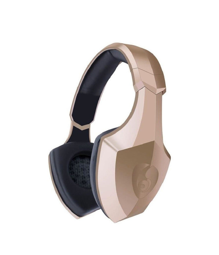 Cuffia Stereo Headset Tekone S33 Wireless Bluetooth Senza Filo Con Led Luce Oro         